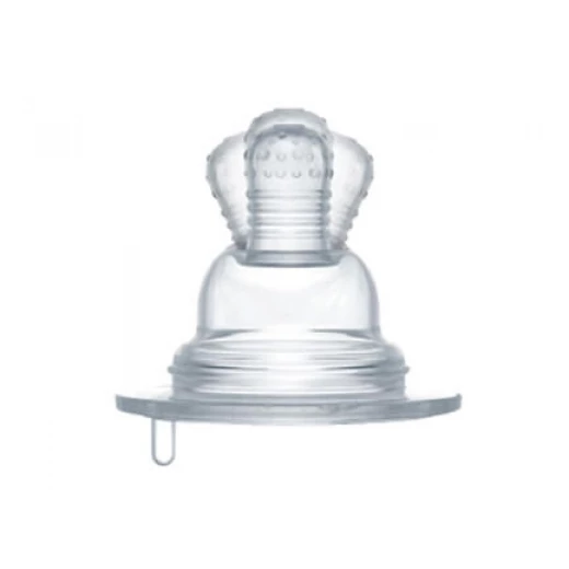 Farlin Stretchy Antifur Wide Neck Nipple Step 1, 0m+ - فارلين - Image 3