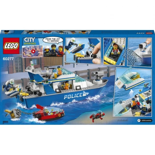 Lego City Police Patrol Boat 60277 - ليجو - Image 2