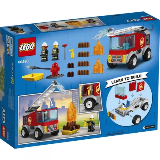 Lego City 60280 Fire Ladder Truck - ليجو - Image 6