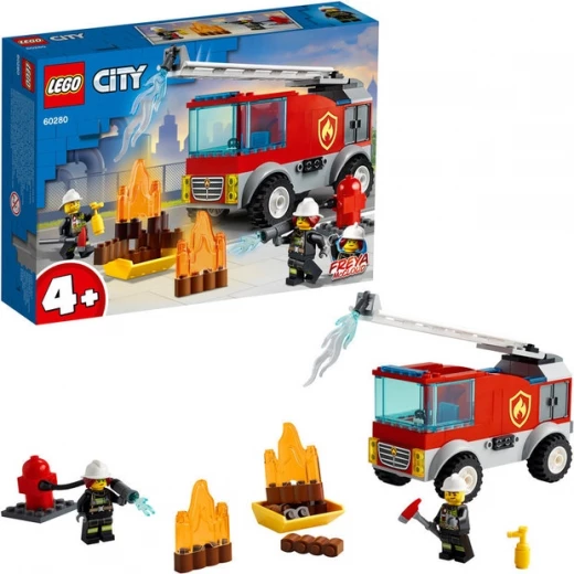 Lego City 60280 Fire Ladder Truck - ليجو - Image 5