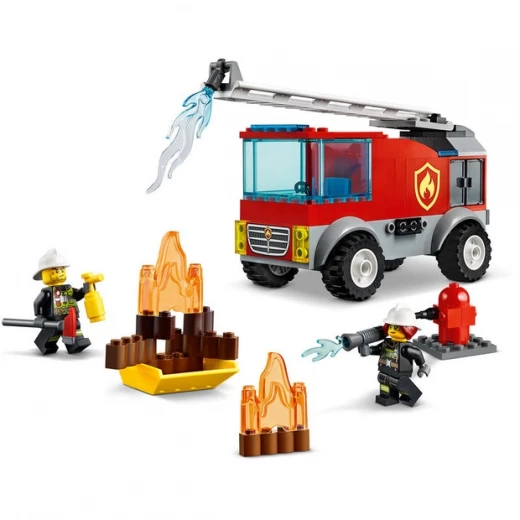 Lego City 60280 Fire Ladder Truck - ليجو - Image 4