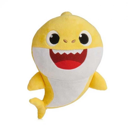 Pinkfong Singing Baby Shark Stuffed Plush Toy - Yellow Pinkfong Singing Baby Shark Stuffed Plush Toy - Yellow