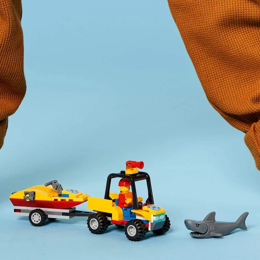 Lego City Beach Rescue Atv 60286 Building Kit; Fun Cool Toy for Kids - ليجو - Image 6