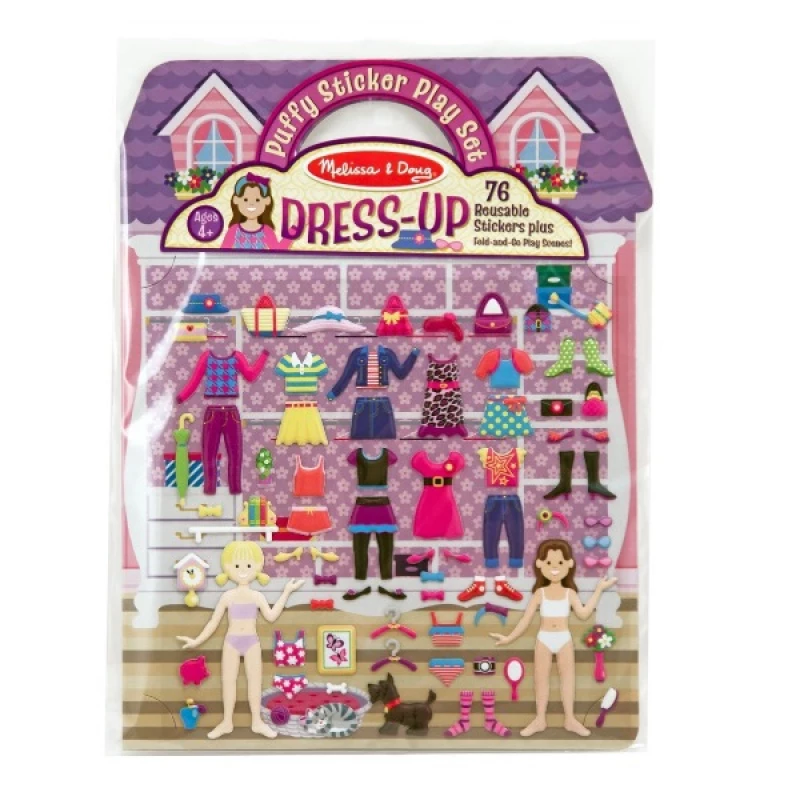 Melissa & Doug Puffy Stickers Play Set: Dress Up - ميليسا اند دوج