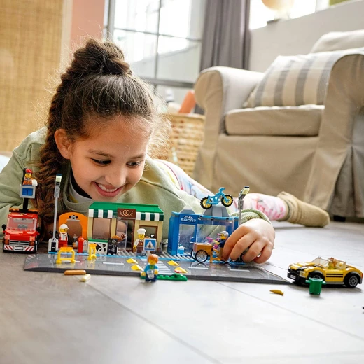 Lego City Shopping Street 60306 Building Kit; Cool Building Toy for Kids - ليجو - Image 5