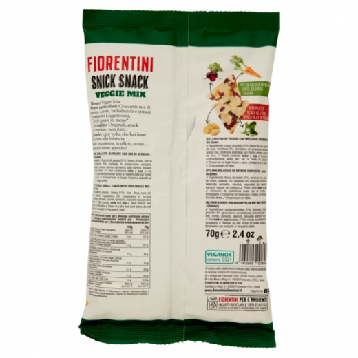 Fiorentini Gluten Free Mini Potato Cake Veggie Mix (70g) - فيورنتيني - Image 2