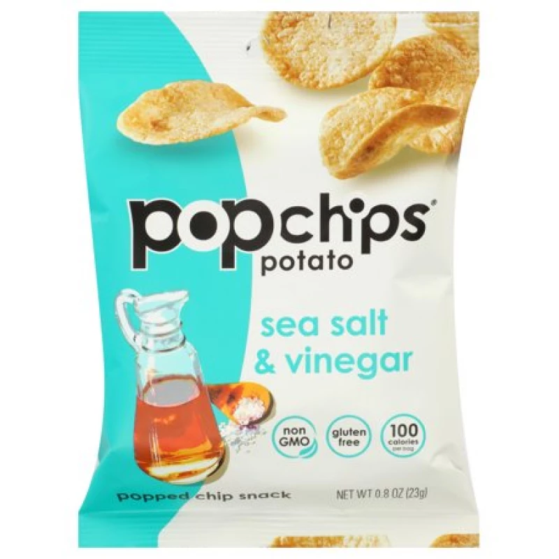 Pop Potato Chip - Sea Salt And Vinegar Potato Chips 23G - بوب شيبس