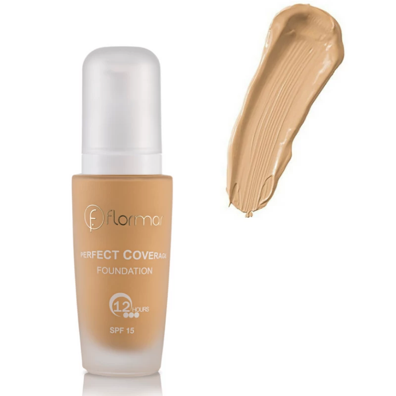 Flormar Perfect Coverage Foundation 104 Vanille clat - فلورمار