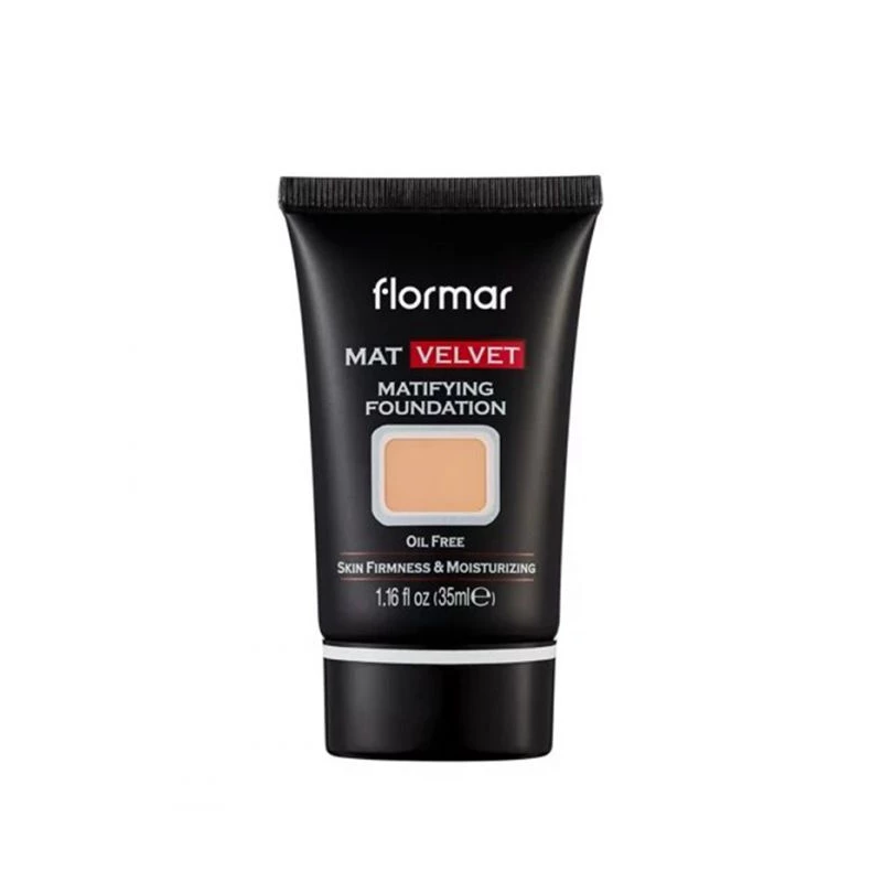 Flormar Mat Velvet Matifying Foundation V207 Natural Beige 35ml - فلورمار