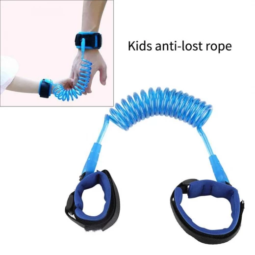 Child Anti Lost Wrist Strap Rope Harness Outdoor Walking, Blue, 2 m - Image 2