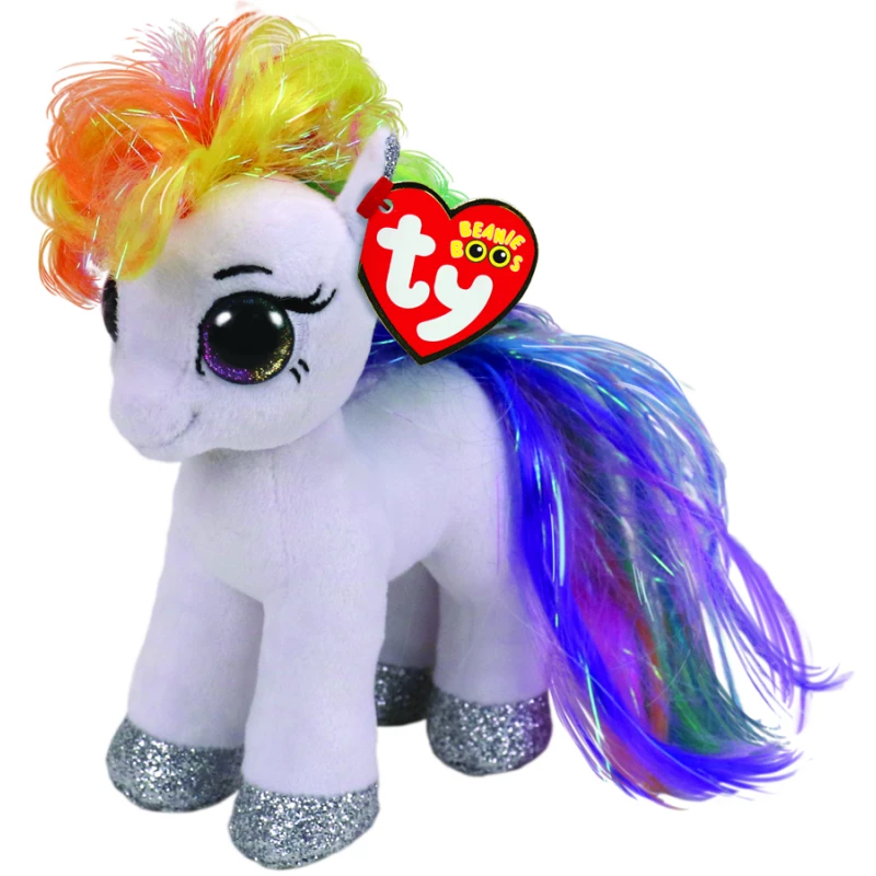 Ty Beanie Boos Babies Starr White Pony Soft Toy - Ty
