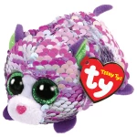 T&Y Ty Teeny Flippables Lilac - Sequin Purple cat 4" - Ty