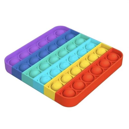 Chuckle & Roar Push Pop Bubble - Fidget Toy - Quadrat Rainbow Chuckle & Roar Push Pop Bubble - Fidget Toy - Quadrat Rainbow