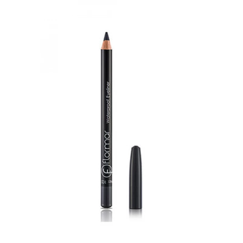 Flormar Waterproof Eyeliner 102 Smoky Gray - فلورمار