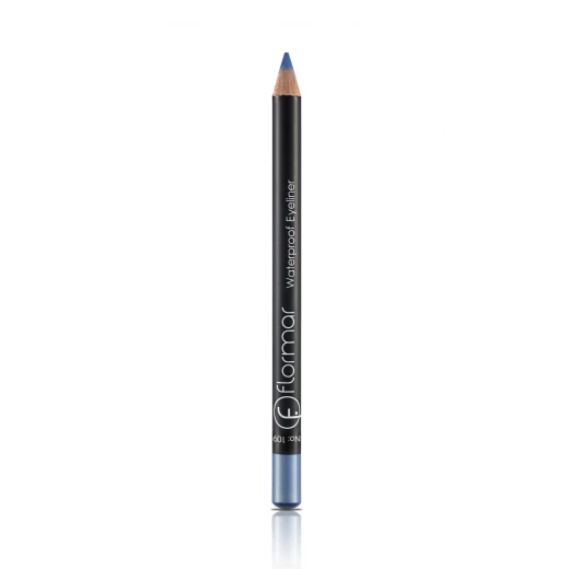 Flormar Waterproof Eyeliner Pencil, 109 Baby Blue