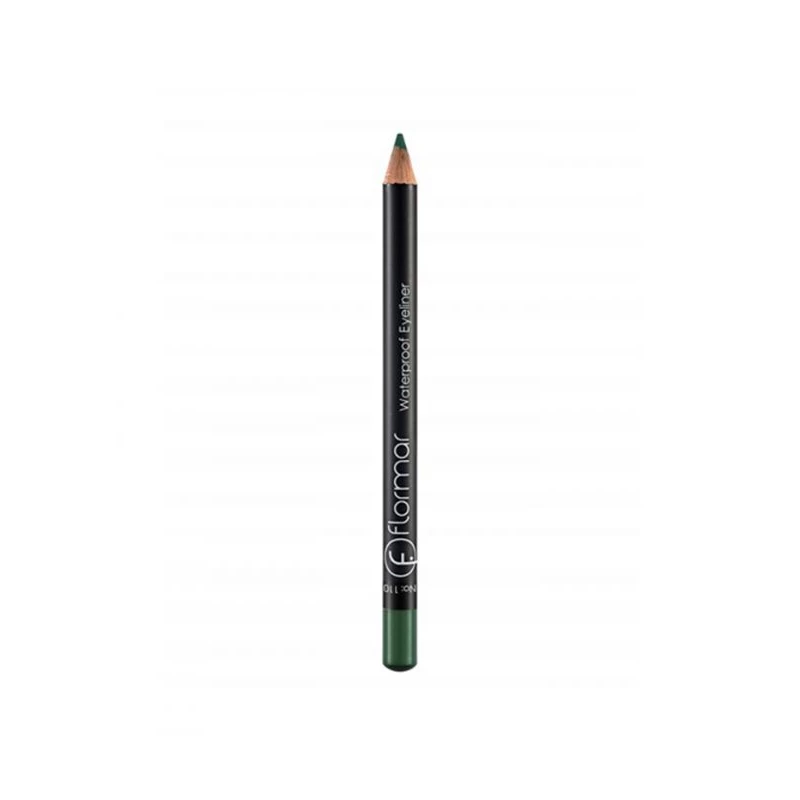 Flormar Waterproof Eyeliner Pencil, 110 Green Fields - فلورمار