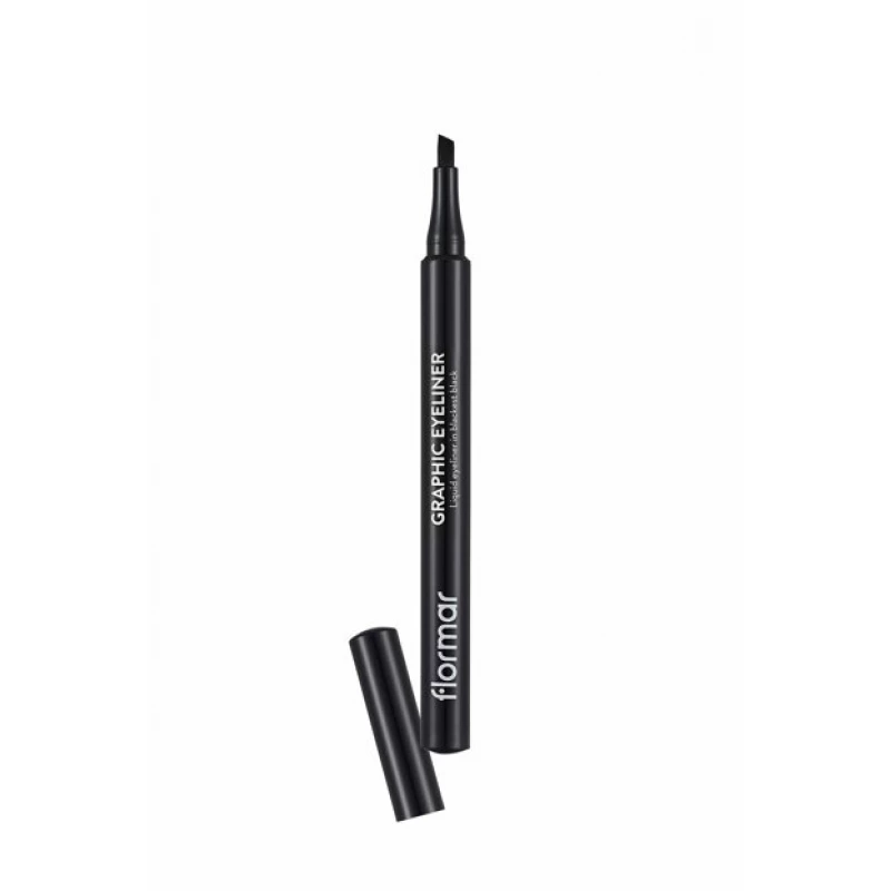 Flormar Eyeliner - Graphic Eyeliner Black - فلورمار