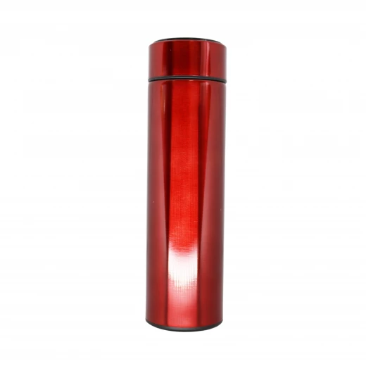 Insulated Water Bottle, Thermos Shape, Red, 500 ml Insulated Water Bottle, Thermos Shape, Red, 500 ml