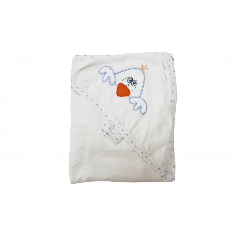 Mini Nana Hooded Towel, Blue Olaf