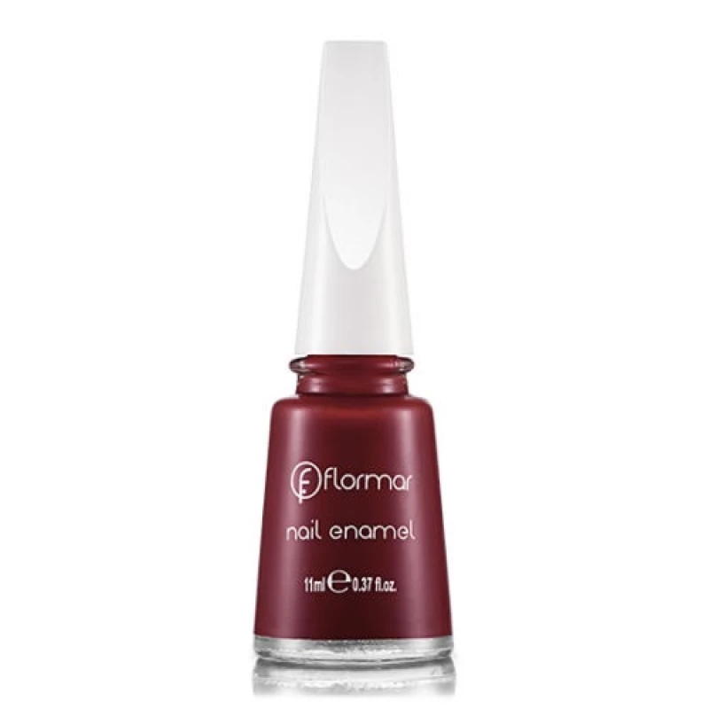 Flormar Polish Nail Enamel 228 Bordeaux red - فلورمار