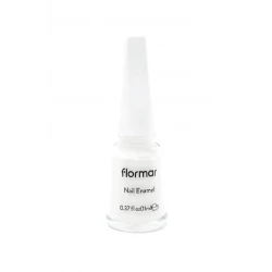 Flormar Nail Enamel 400 Bright white, 11ml