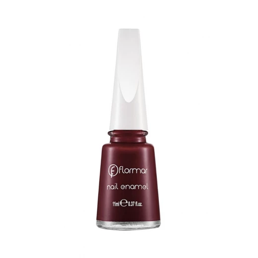 Flormar Nail Enamel 406 Dark Red 11ml Flormar Nail Enamel 406 Dark Red 11ml