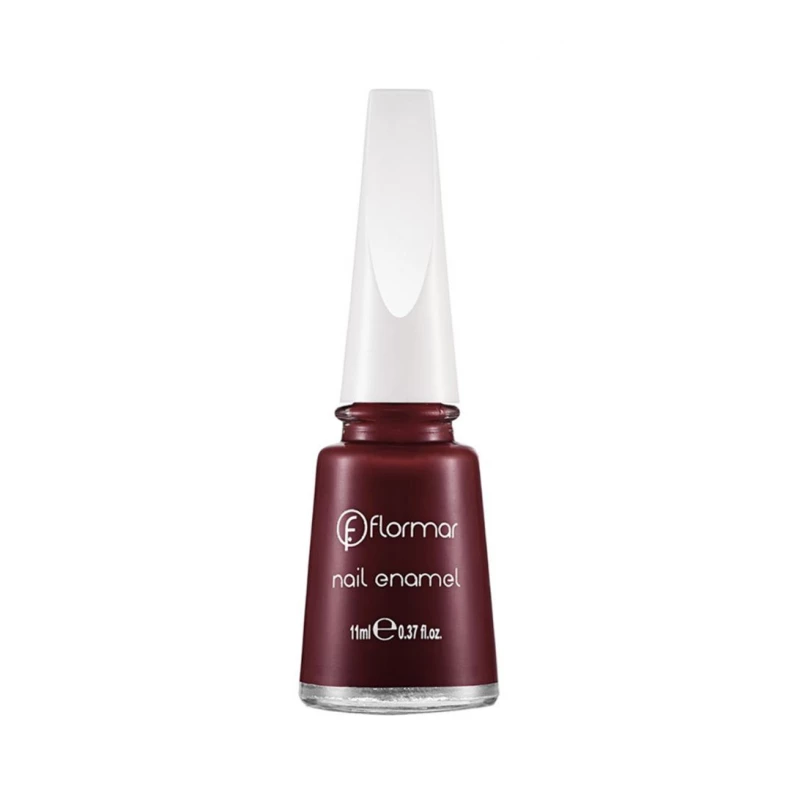Flormar Nail Enamel 406 Dark Red 11ml - فلورمار