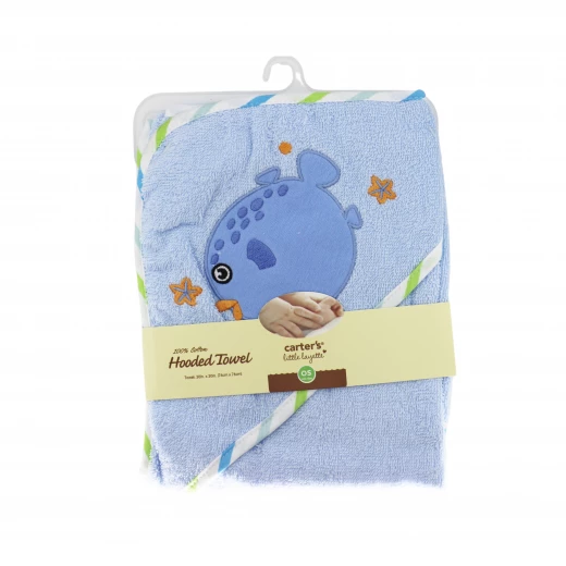 Hooded Towel, Fish Hooded Towel, Fish