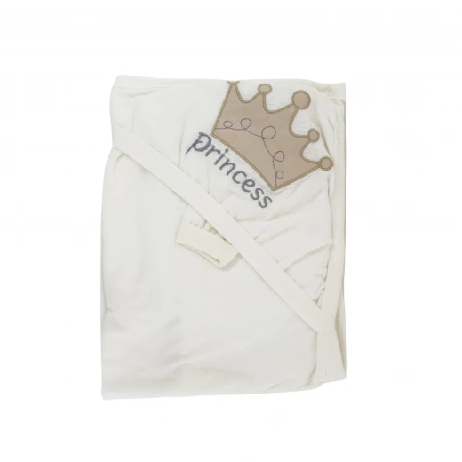 Mini Nana Hooded Towel, Gold Princess Mini Nana Hooded Towel, Gold Princess