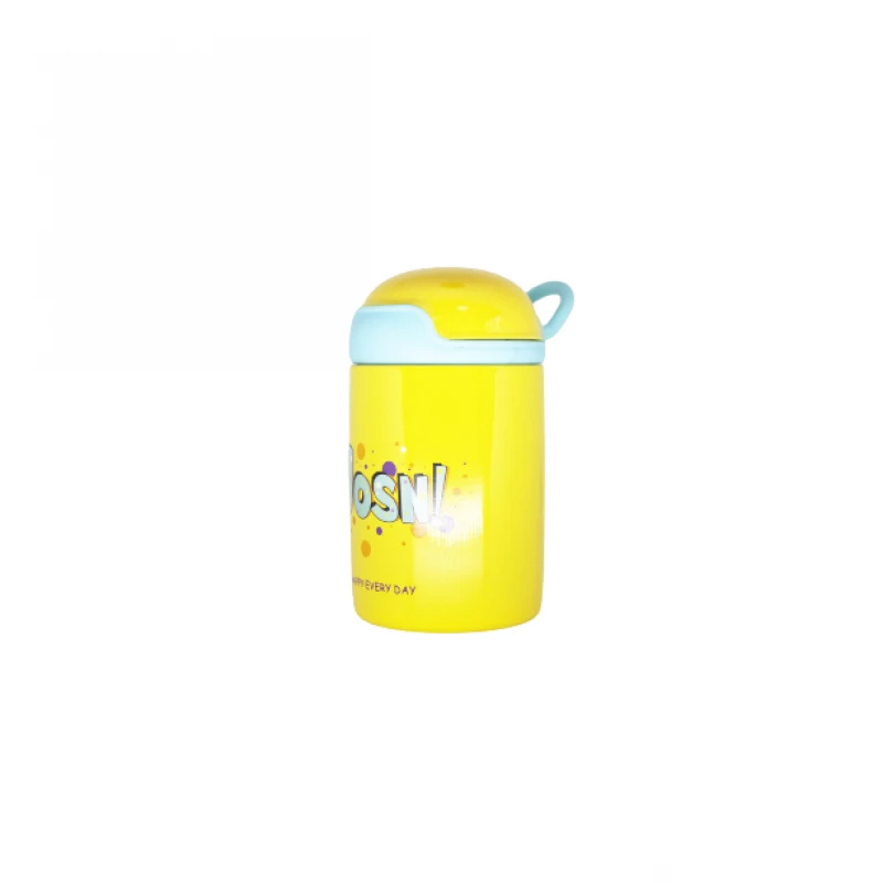 Thermos Steel Water Cup - Yellow 200 ml