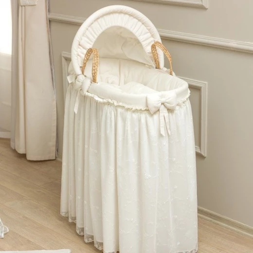 Funna Moses Basket Premium- Cream
