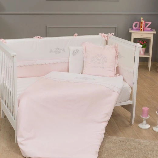 Funna Baby Bed Set 8pcs Princess, Pink, 70 X 140 cm Funna Baby Bed Set 8pcs Princess, Pink, 70 X 140 cm