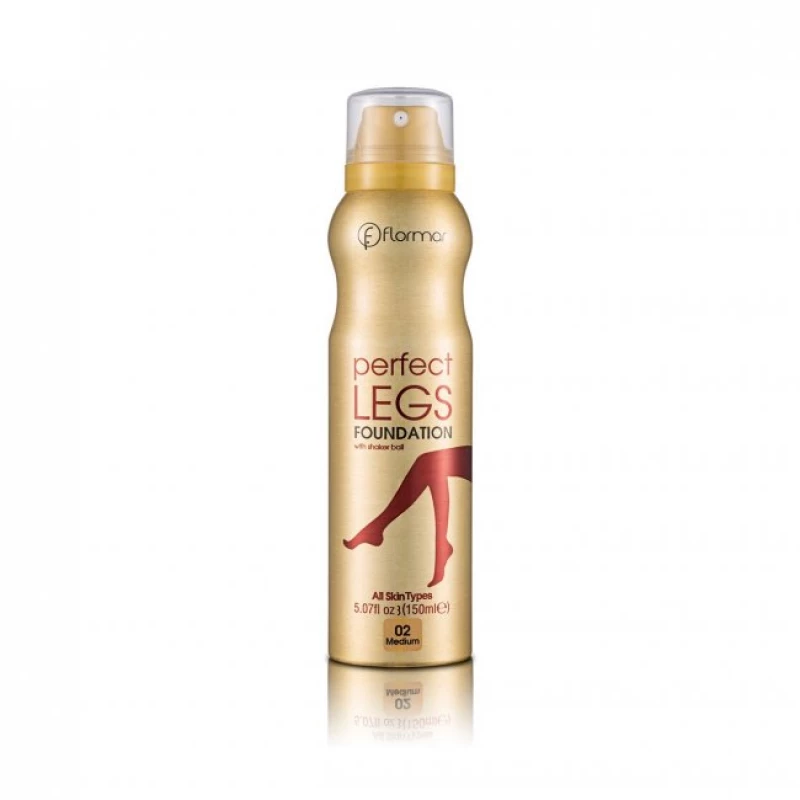 Flormar Perfect Legs Foundation 02 Medium 150ml - فلورمار