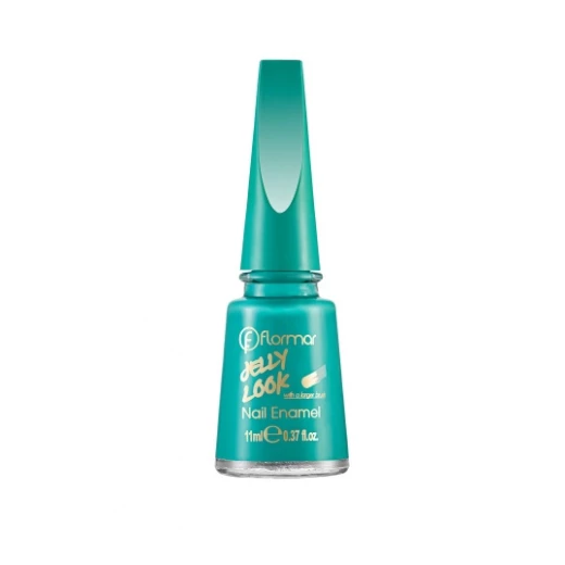 Flormar - Jelly Look Nail Enamel JL10 Turquoise Green Flormar - Jelly Look Nail Enamel JL10 Turquoise Green