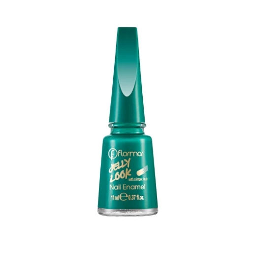 Flormar - Jelly Look Nail Enamel JL11 Palm Coast Teal Flormar - Jelly Look Nail Enamel JL11 Palm Coast Teal