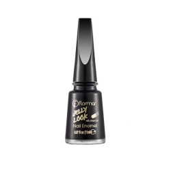 Flormar - Jelly Look Nail Enamel JL28 Patent Black Leather