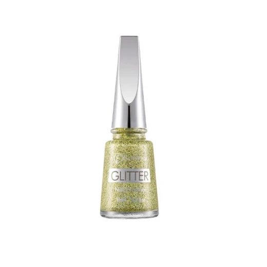 Flormar Glitter Nail Enamel GL04 Gold Rush 11ml Flormar Glitter Nail Enamel GL04 Gold Rush 11ml