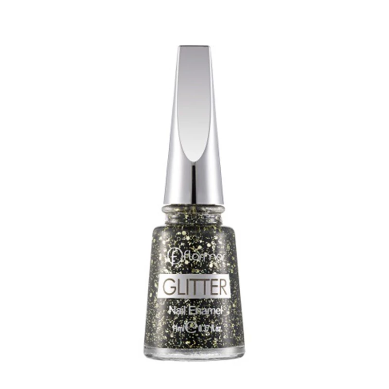 Flormar Glitter Nail Enamel GL05 Black Diamonds 11ml - فلورمار