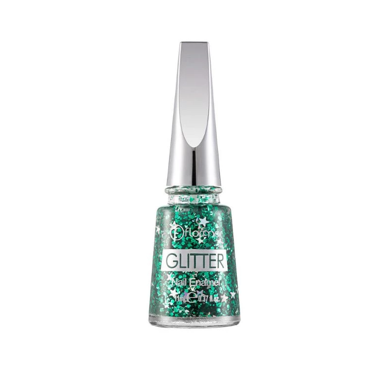 Flormar Glitter Nail Enamel Gl06 Emerald Dreams 11ml - فلورمار