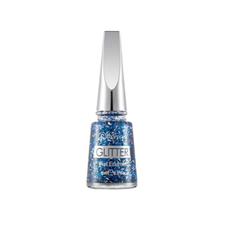 Flormar Glitter Nail Enamel GL07 Sapphire Shine 11ml - فلورمار