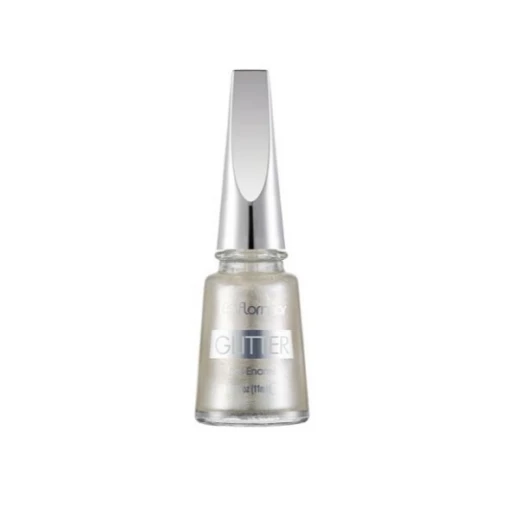 Flormar Glitter Nail Enamel GL12 White Pearl 11ml Flormar Glitter Nail Enamel GL12 White Pearl 11ml