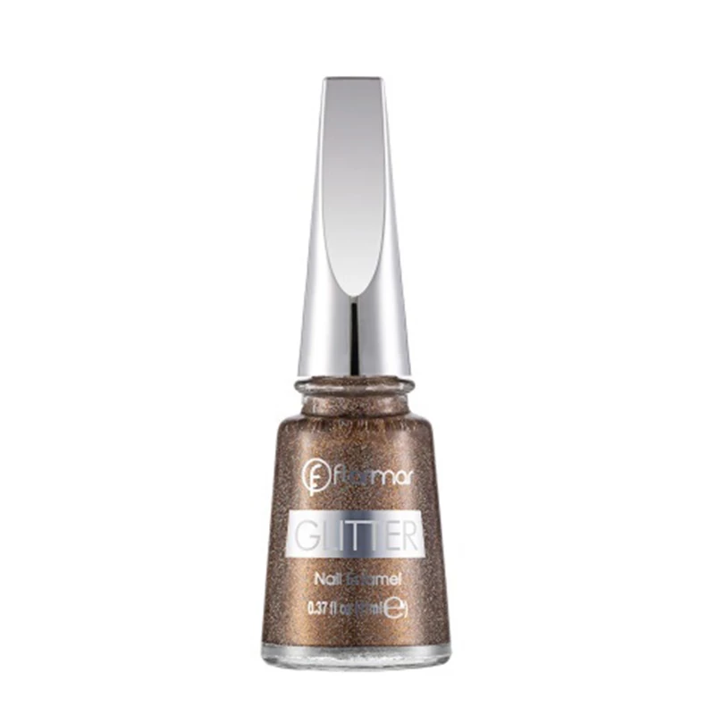 Flormar Glitter Nail Enamel GL16 Golden Orchid 11ml - فلورمار