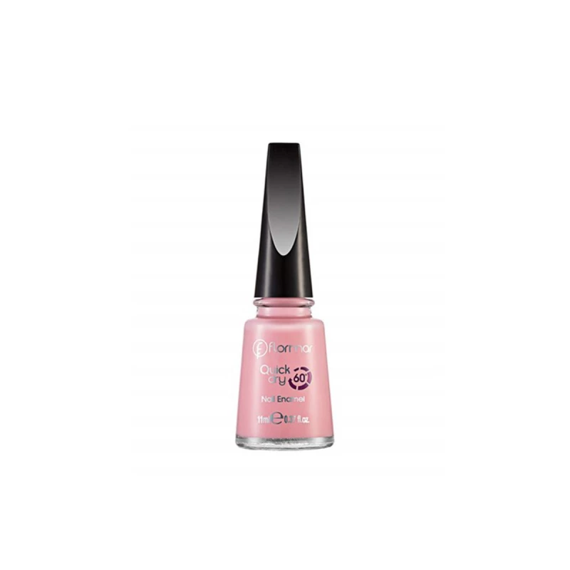 Flormar Quick Dry Nail Enamel QD02 Soft Pink 11ml - فلورمار