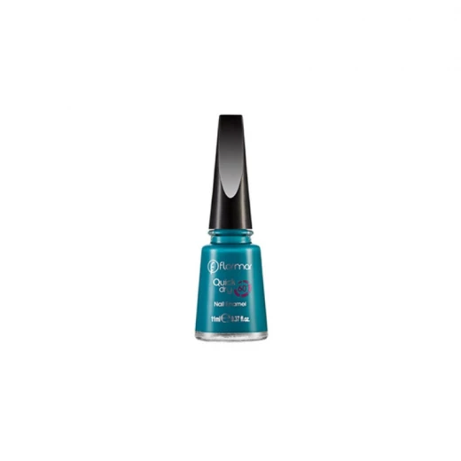 Flormar Quick Dry Nail Enamel QD05 Cyan 11ml Flormar Quick Dry Nail Enamel QD05 Cyan 11ml