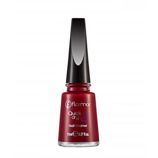 Flormar Quick Dry Nail Enamel QD06 Fiery Red 11ml Flormar Quick Dry Nail Enamel QD06 Fiery Red 11ml