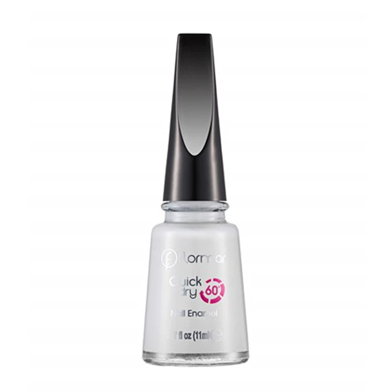 Flormar Quick Dry Nail Enamel QD19 White Dance 11ml - فلورمار