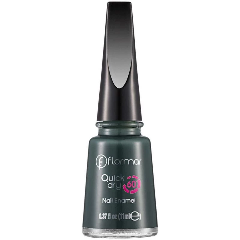 Flormar Quick Dry Nail Enamel Khaki Green 23 11ml - فلورمار