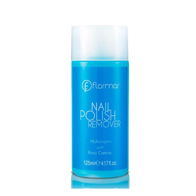 Flormar Nail Polish Remover With Rosa Canina Blue 125ml - فلورمار