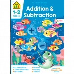 School Zone Addition & Subtraction 1-2 Workbook - سكول زون