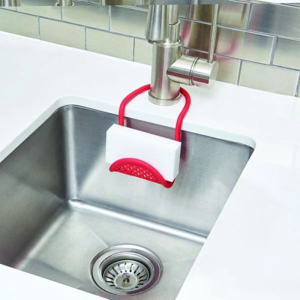 Umbra Sling Sink Caddy, Red, Metal - أومبرا